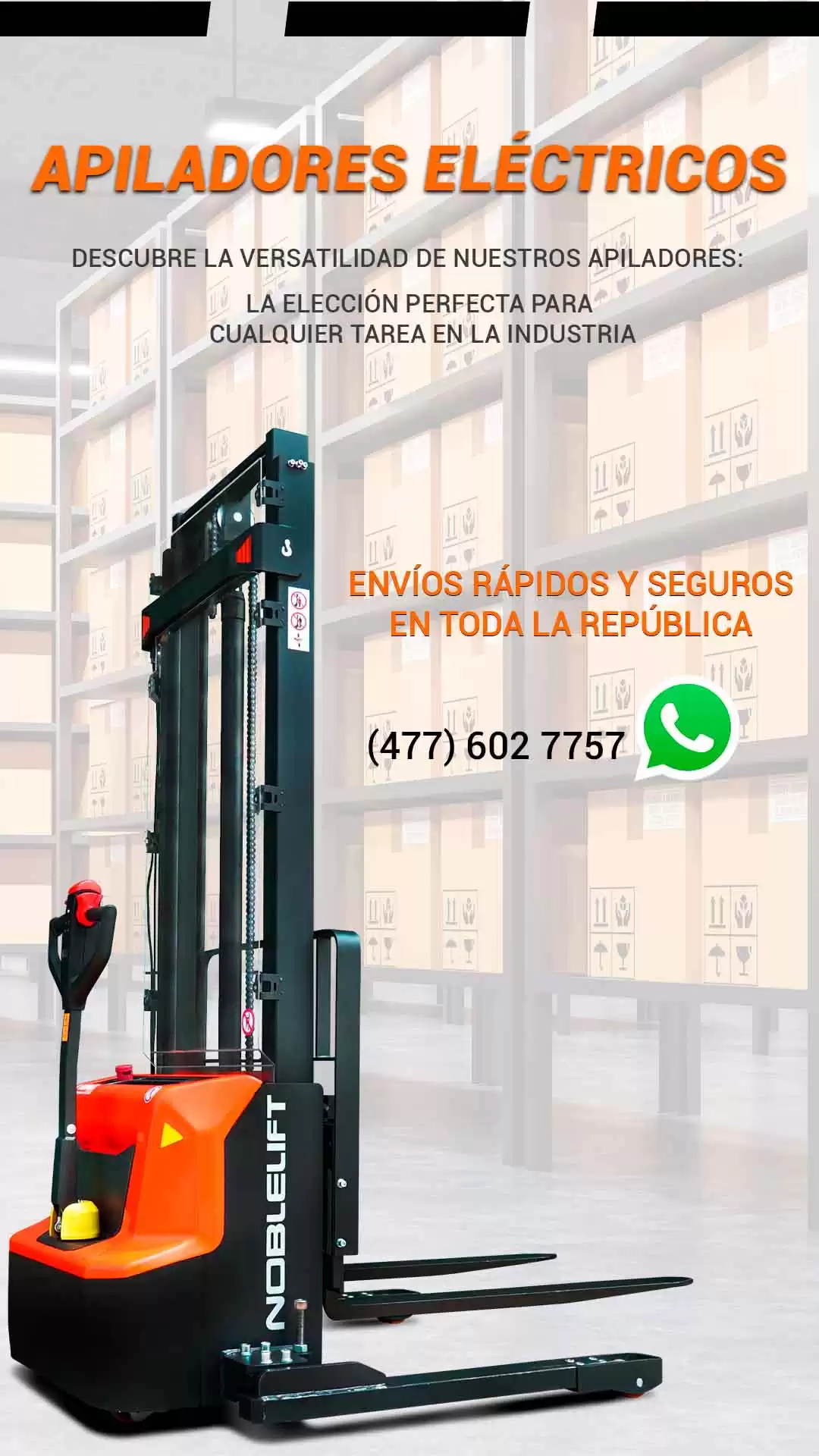 venta de apiladores electricos en mexico 2