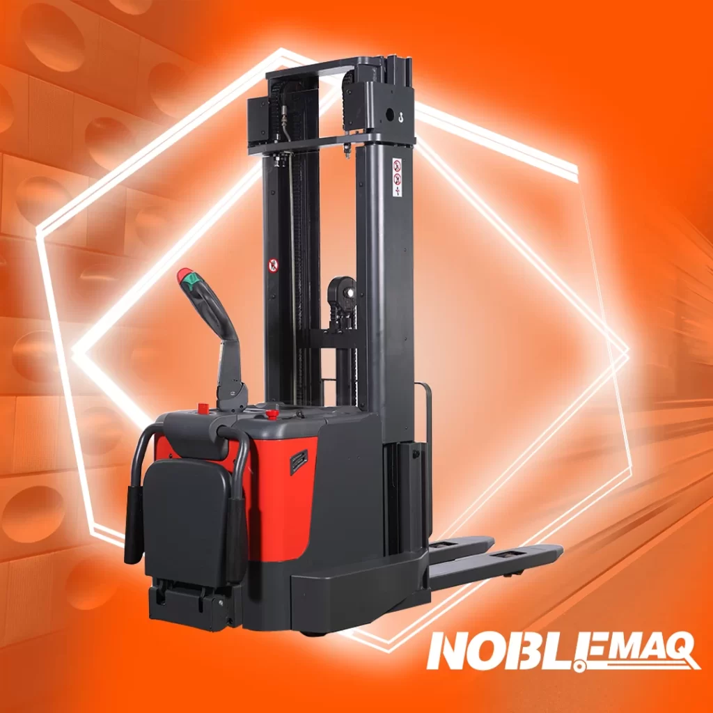 venta de montacartas apiladores electrico hombre a bordo noblelift ps15sl